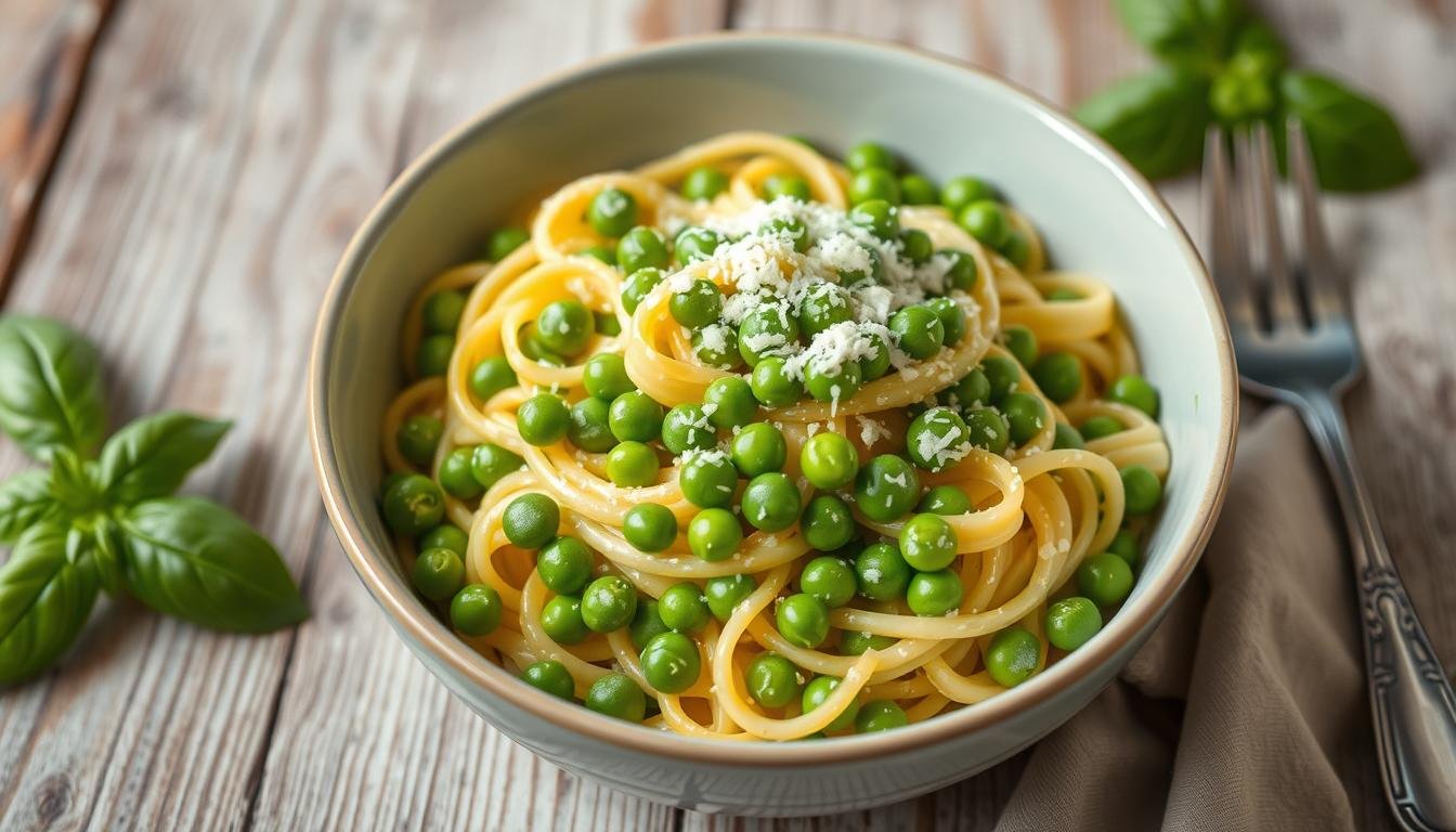 Pasta and peas recipe