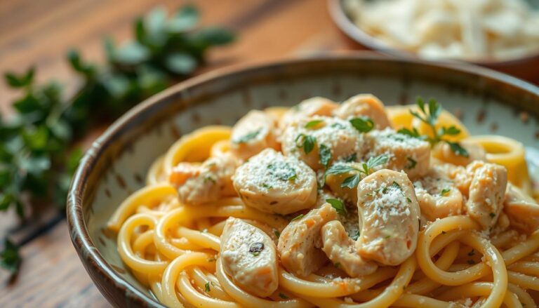 Pâtes à la Crème et au Poulet: Une Recette Savoureuse